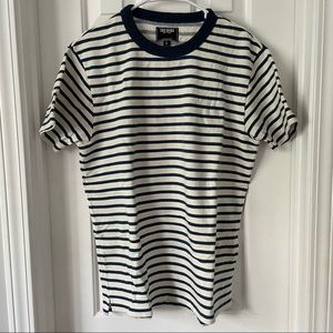 Todd Snyder Terry Cotton Breton Stripe Shirt M